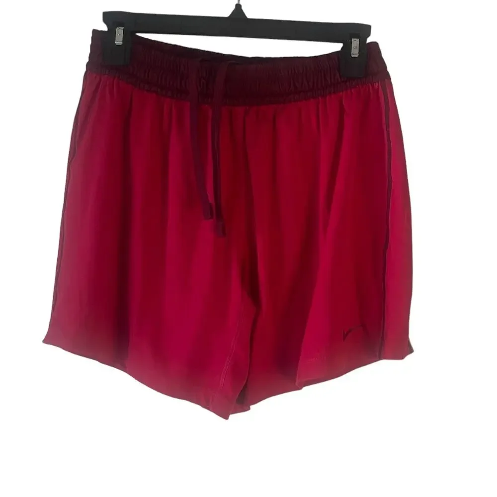 Nike Women's Size Small Pink Red Activewear Athletic Shorts‎